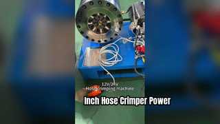 12V 24V উচ্চ চাপ পায়ের পাতার মোজাবিশেষ মেশিন crimping