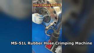 MS-51L রাবার পায়ের পাতার মোজাবিশেষ Crimping মেশিন