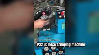 P32 UC হাইড্রোলিক পায়ের পাতার মোজাবিশেষ মেশিন crimping