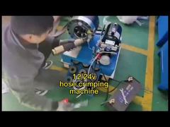 পোর্টেবল হাইড্রোলিক হোস ক্রিমিং মেশিন - 12V/24V DC 2 ইঞ্চি হোস ক্রিম্পার 10 সেট ডাইস সহ